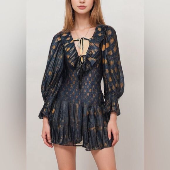 Anthropologie Verb by Pallavi Singhee Mini Dress NWT Sz. M - Picture 1 of 10